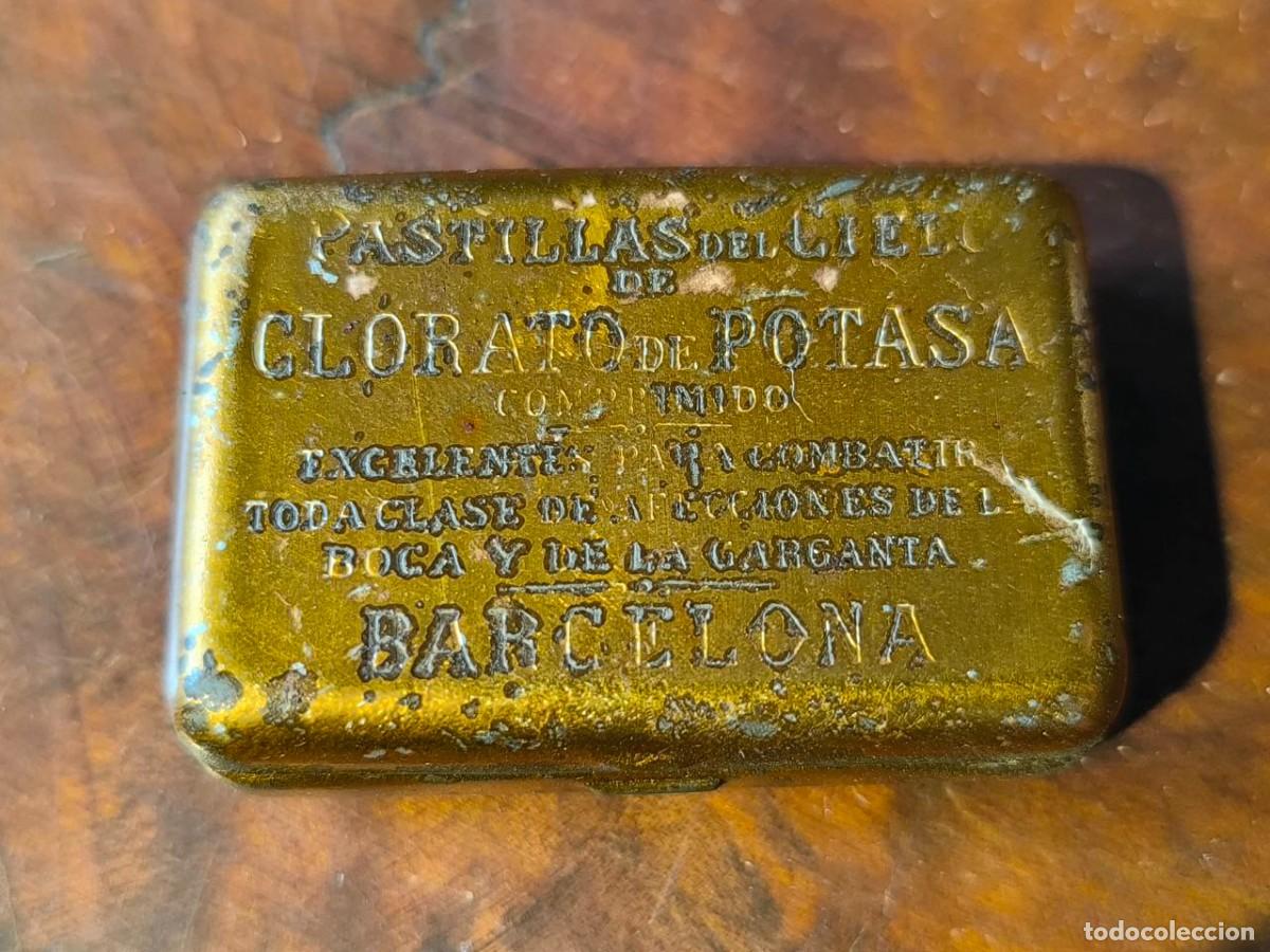 Casse e cassette metalliche: CAJA HOJALATA MEDICINA CLORATO DE POTASA