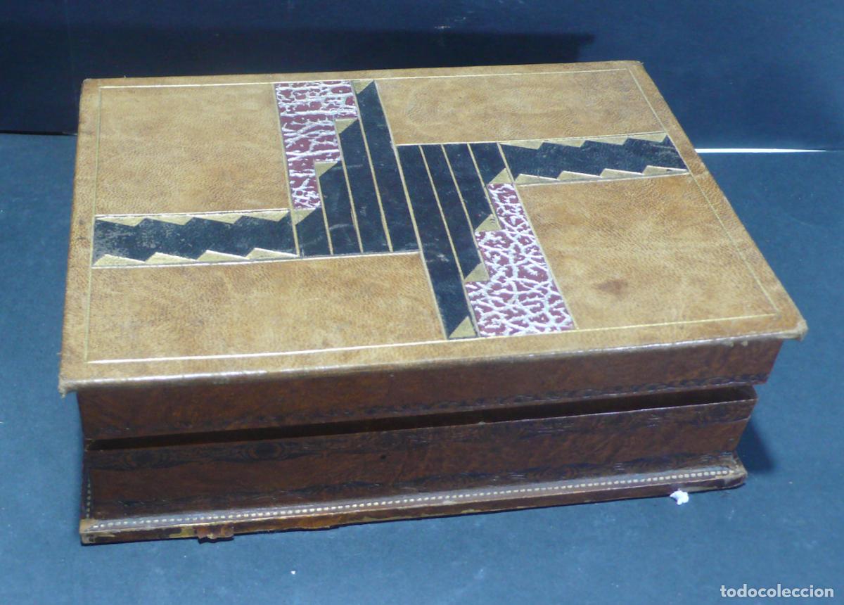 Cajas y cajitas met&aacute;licas: CAJA DE MADERA FORRADA - Foto 2