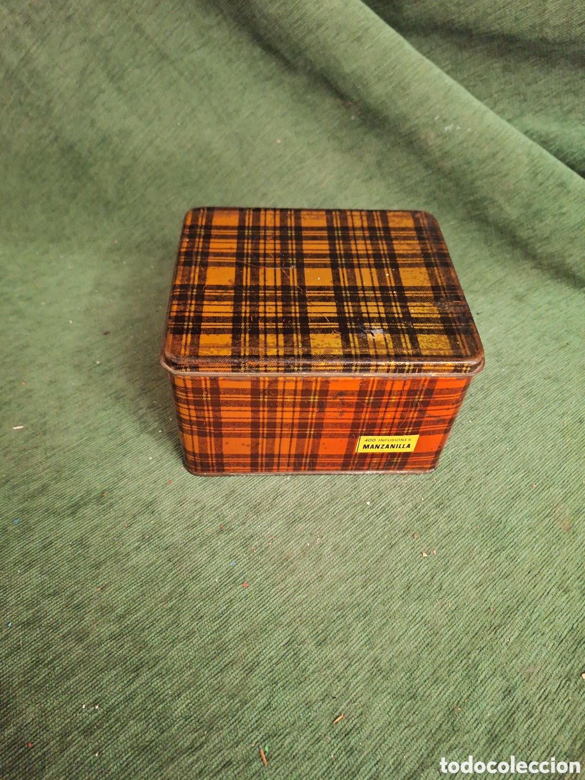 Cajas y cajitas met&aacute;licas: Caja de lata antigua - Foto 2