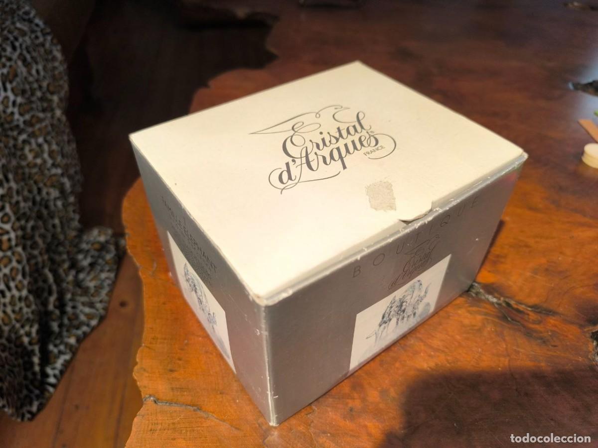 Casse e cassette metalliche: CAJA VACIA CRISTAL D&acute; ARQUES FAMILIA ELEFANTES 16,5X13,5X10,5 CM