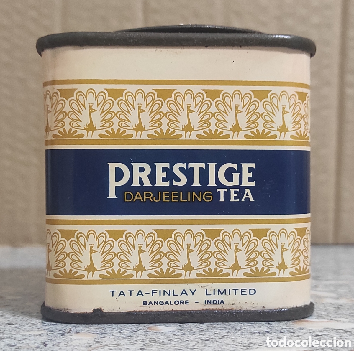 Cajas y cajitas met&aacute;licas: CAJA DE T&Eacute; PRESTIGE - VAC&Iacute;A - Foto 3