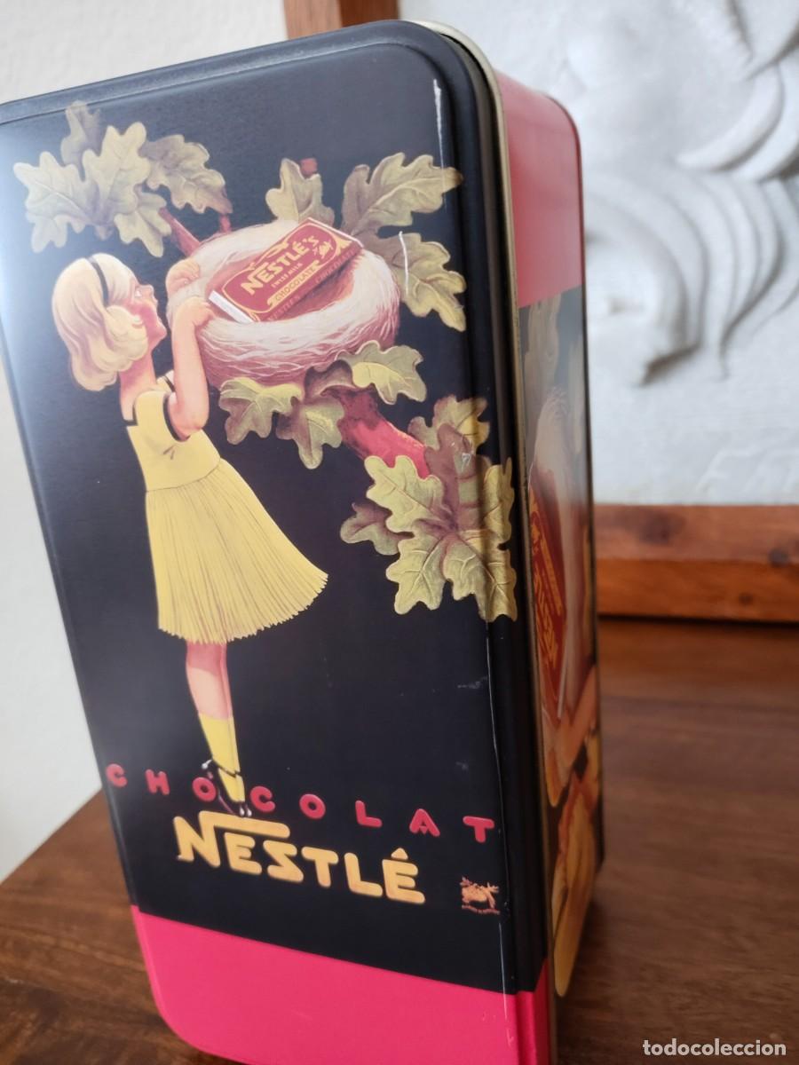 Cajas y cajitas met&aacute;licas: Caja de lata Chocolat Nestl&eacute;. - Foto 3