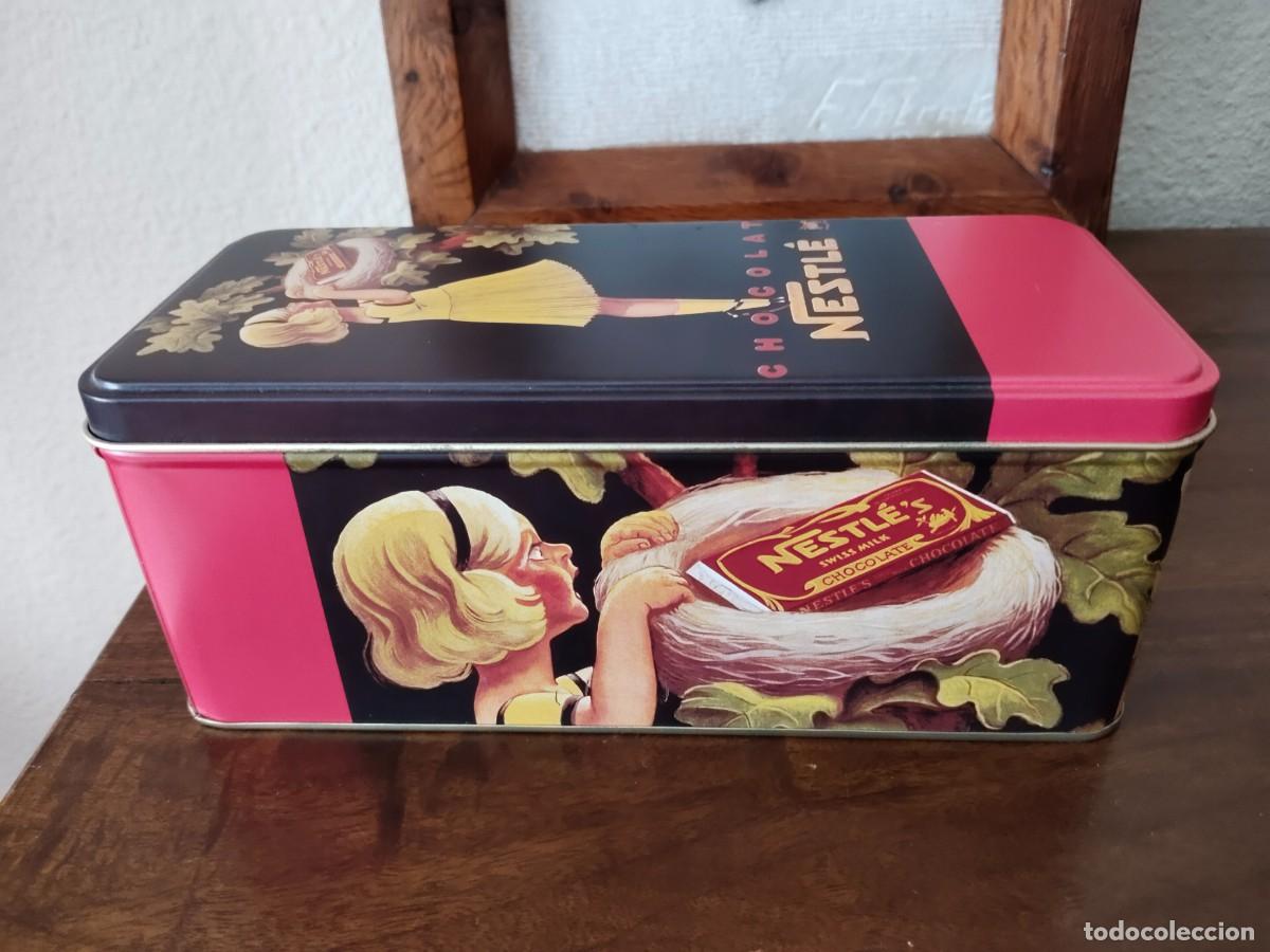 Cajas y cajitas met&aacute;licas: Caja de lata Chocolat Nestl&eacute;. - Foto 6