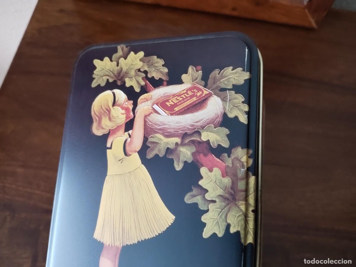 Cajas y cajitas met&aacute;licas: Caja de lata Chocolat Nestl&eacute;. - Foto 10