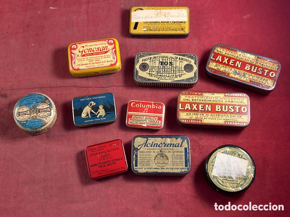 Bo&icirc;tes et petites bo&icirc;tes m&eacute;talliques: COLECCI&Oacute;N DE CAJITAS MET&Aacute;LICAS