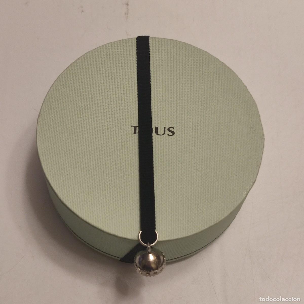 Boxes and metal boxes: Caja original TOUS redonda &ndash; Verde menta con bola met&aacute;lica &ndash; 10 cm