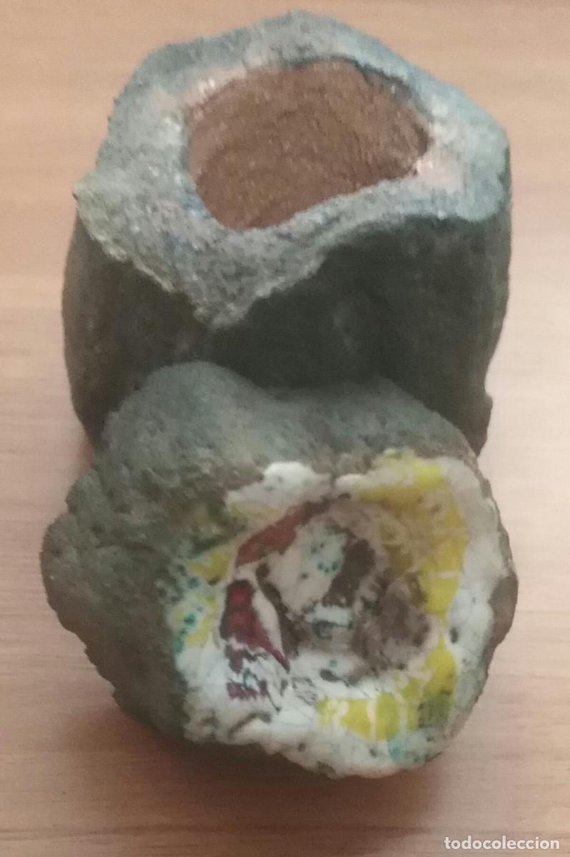 Blechdosen und Kisten: 141 Cajita decorativa piedra de Canarias - 9cm x 7cm - decoraci&oacute;n esmaltada