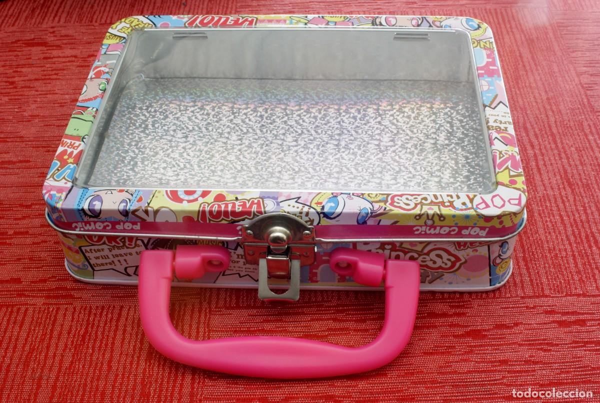 Boxes and metal boxes: PEQUE&Ntilde;O MALET&Iacute;N INFANTIL EN METAL CON TAPA SUPERIOR TANSPARENTE