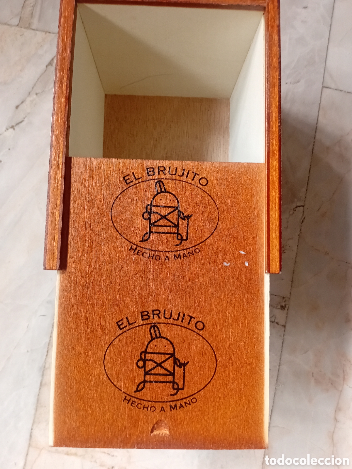 Cajas y cajitas met&aacute;licas: CAJA DE PUROS MARCA EL BRUJITO - Foto 4