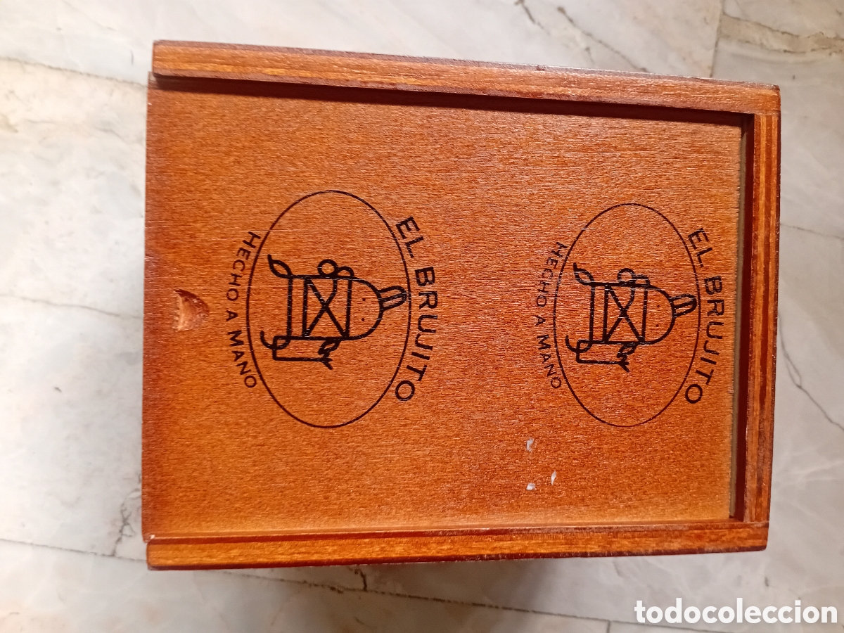 Cajas y cajitas met&aacute;licas: CAJA DE PUROS MARCA EL BRUJITO - Foto 1