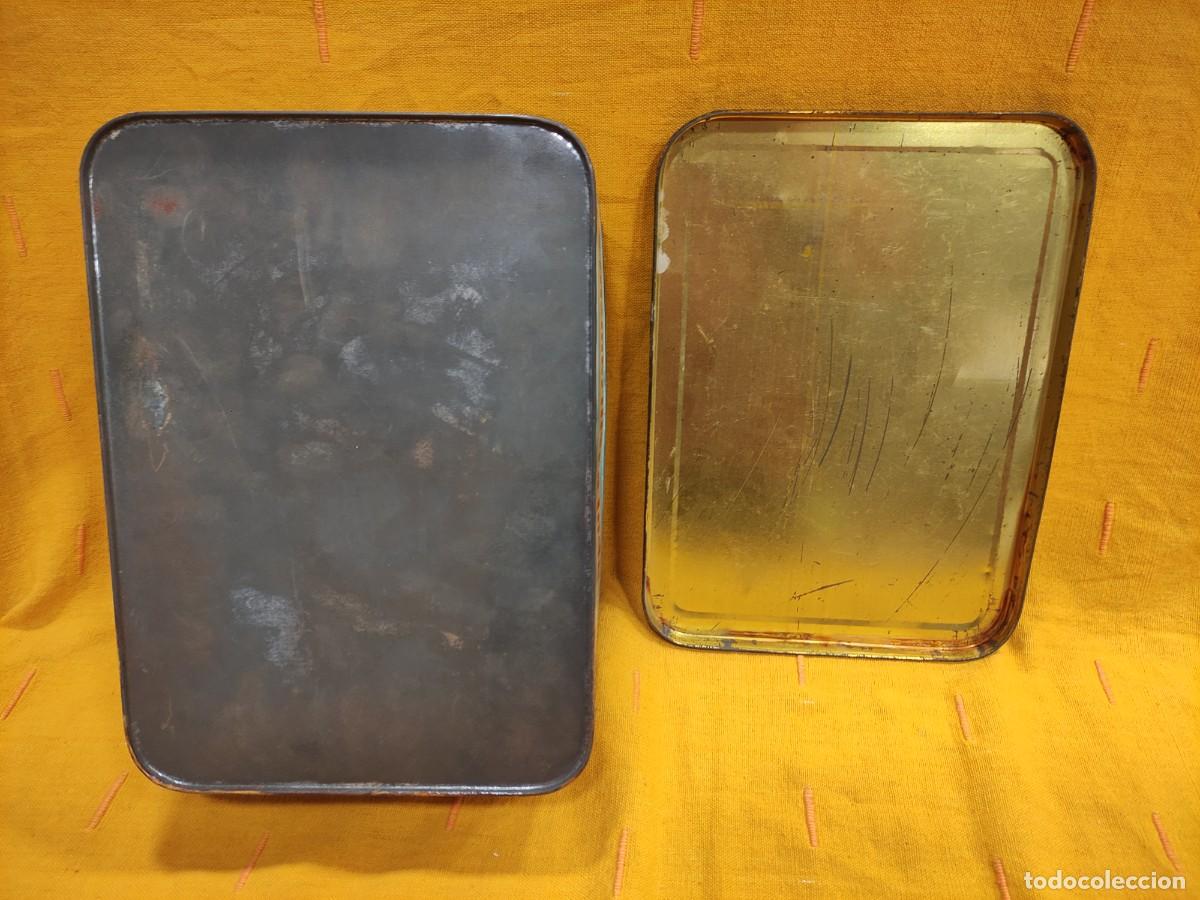 Cajas y cajitas met&aacute;licas: Lata La Membrillera 1971-72 - Foto 2