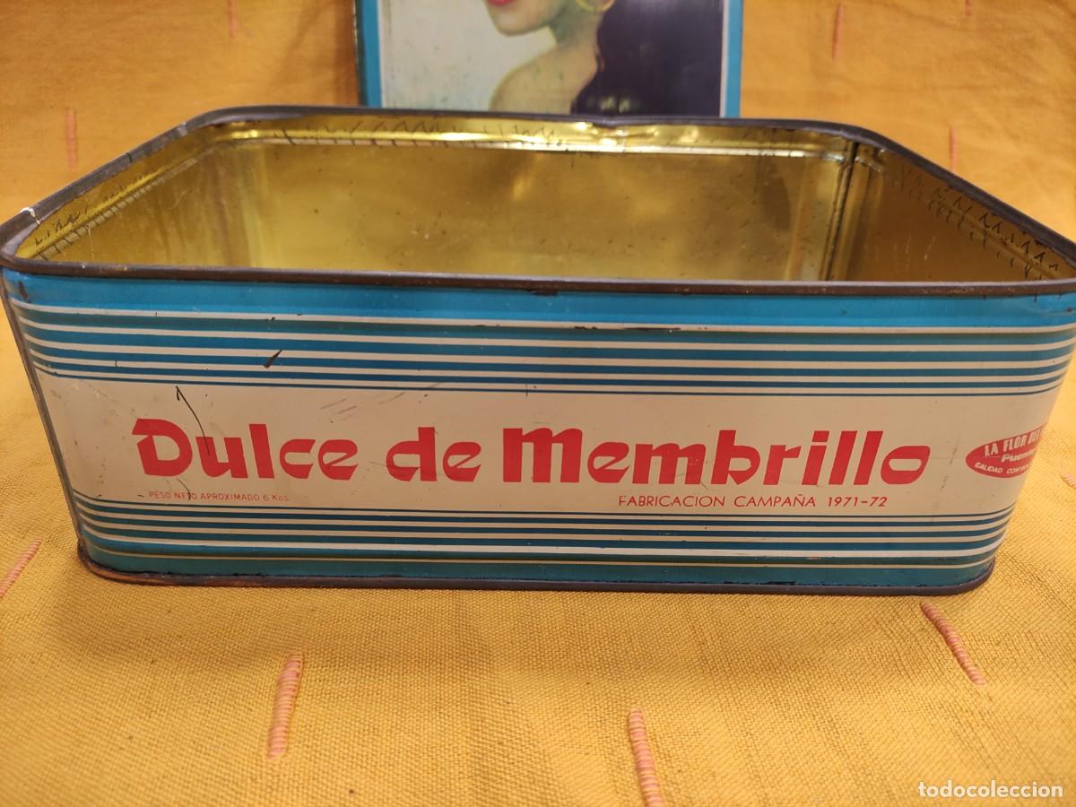 Cajas y cajitas met&aacute;licas: Lata La Membrillera 1971-72 - Foto 3