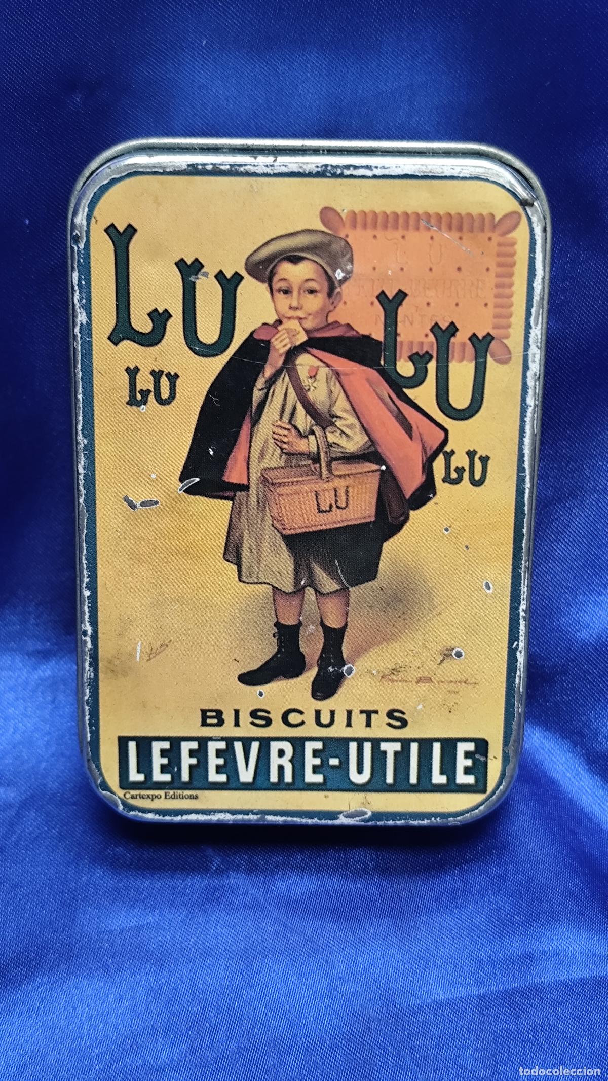 Cajas y cajitas met&aacute;licas: BISCUITS LU LU CAJA HOJALTA Lulu