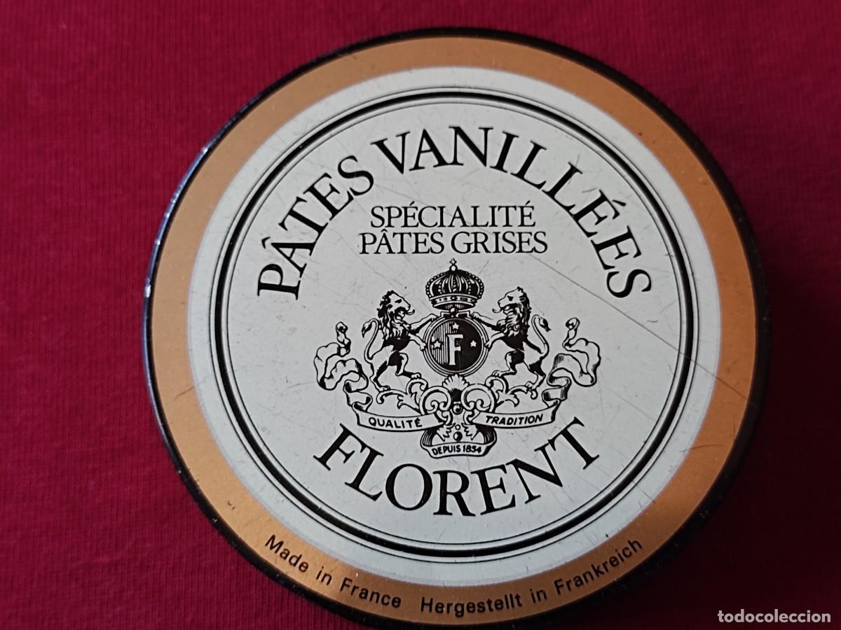Blechdosen und Kisten: Caja De Hojalata P&Acirc;TES VANILL&Eacute;ES FLORENT Caramelos Lata Met&aacute;lica.