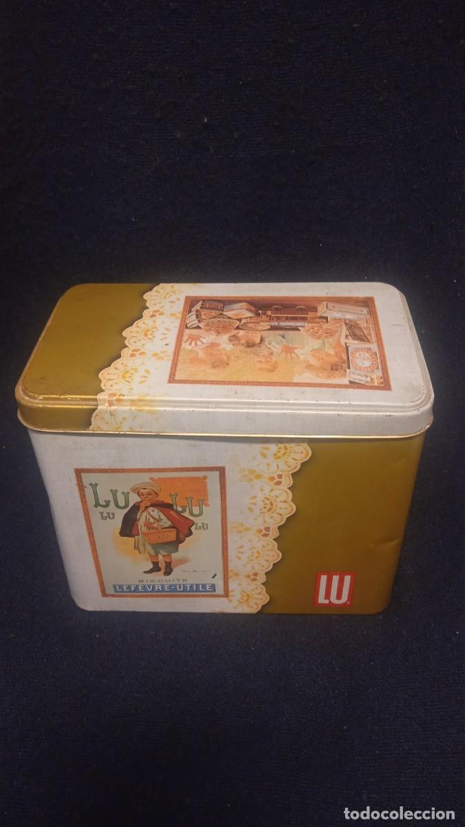 Blechdosen und Kisten: Cajas met&aacute;licas galletas LU.