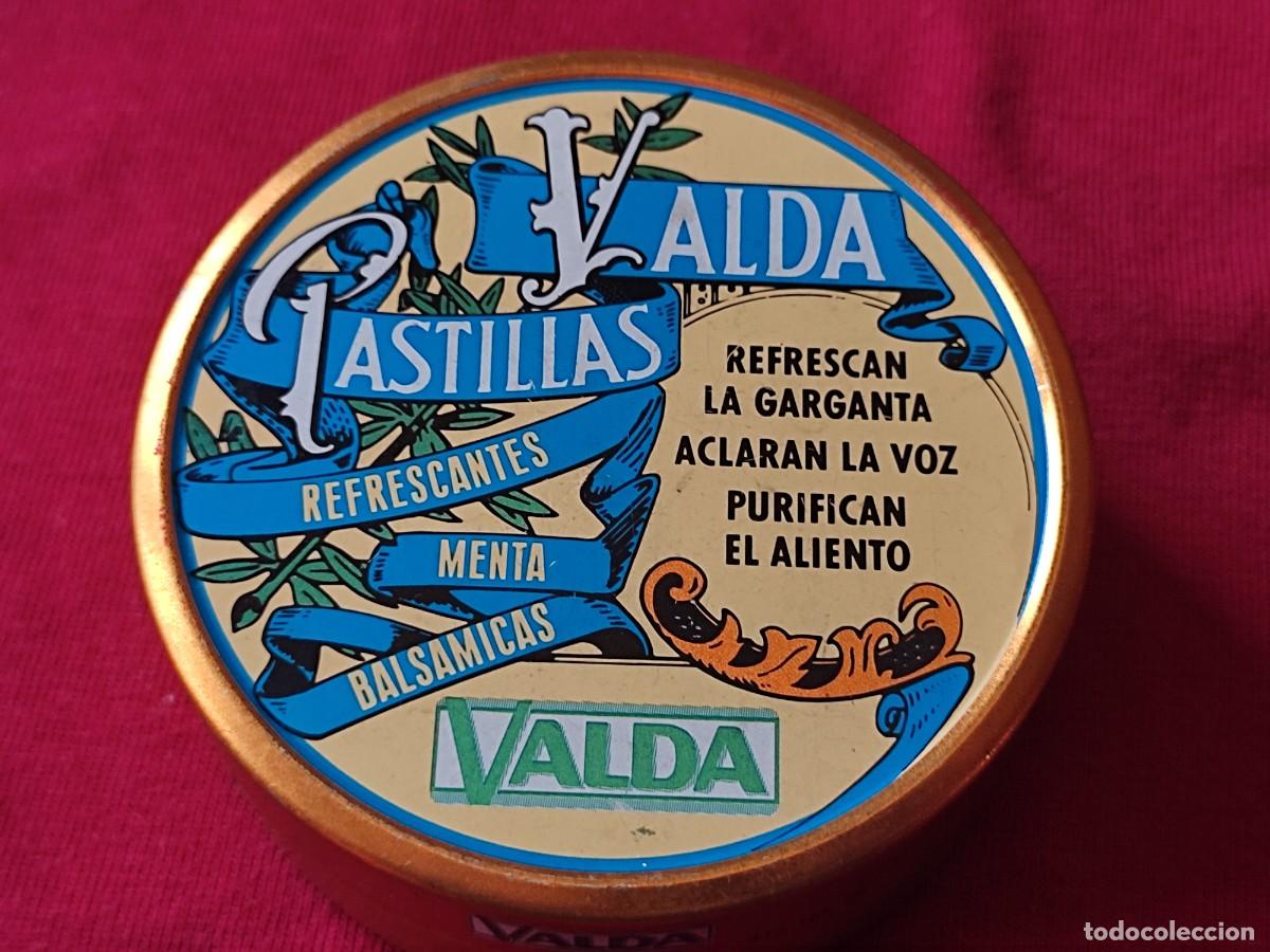 Bo&icirc;tes et petites bo&icirc;tes m&eacute;talliques: Caja De Hojalata PASTILLAS VALDA Farmacia. Lata, Met&aacute;lica.