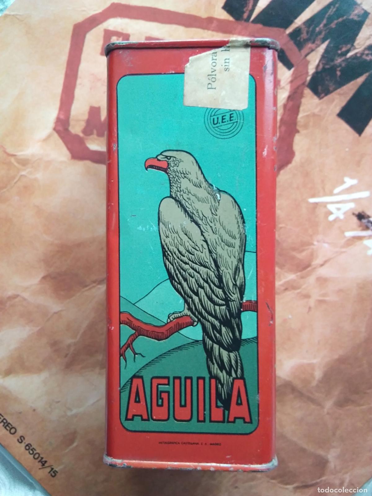 Blechdosen und Kisten: CAJA MET&Aacute;LICA AGUILA UNION ESPA&Ntilde;OLA DE EXPLOSIVOS