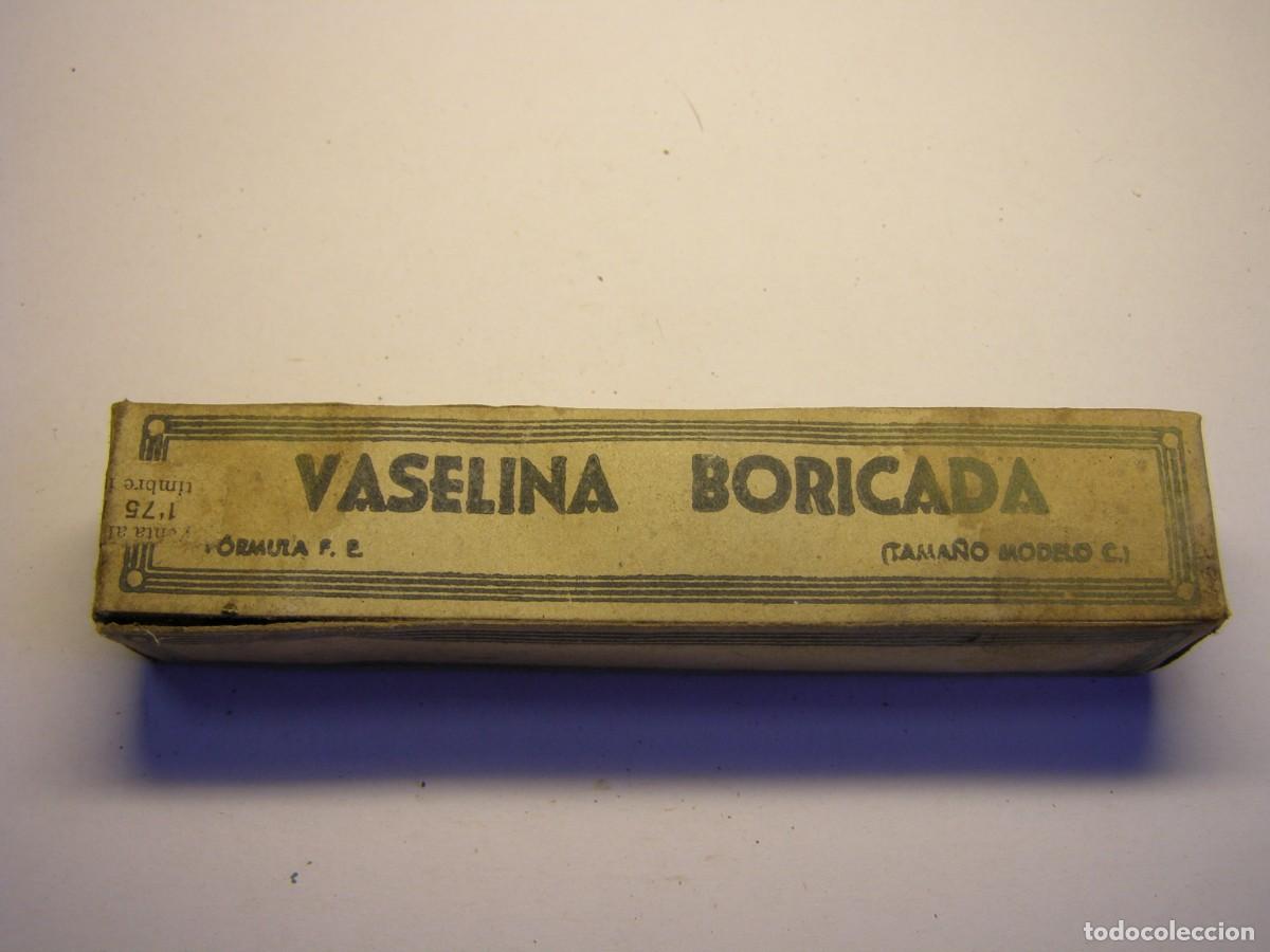 Boxes and metal boxes: Antigua caja de medicamento, VASELINA BORICADA. A&ntilde;os 30. Orravan, Barcelona.