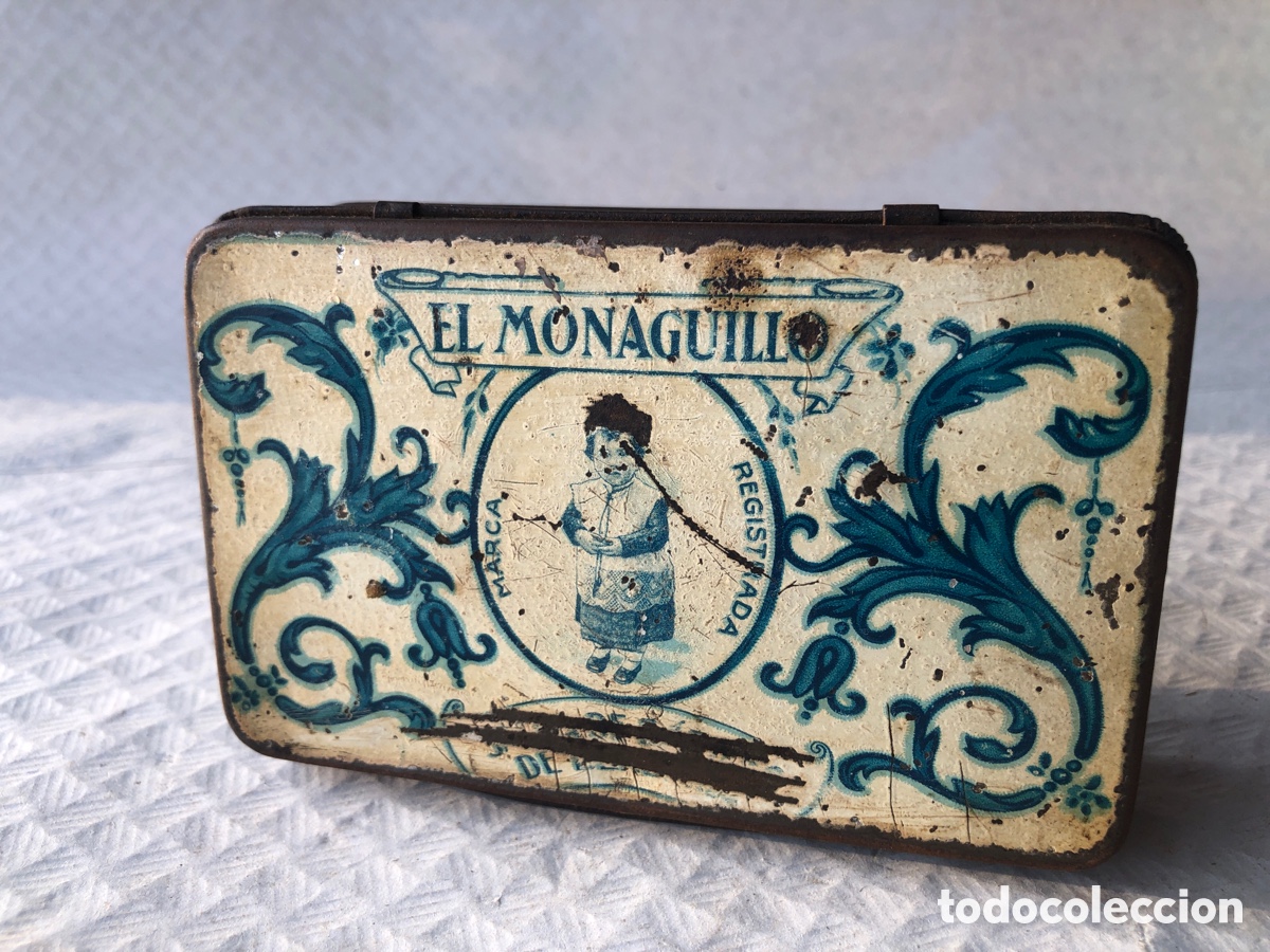 Bo&icirc;tes et petites bo&icirc;tes m&eacute;talliques: Antigua lata EL MONAGUILLO