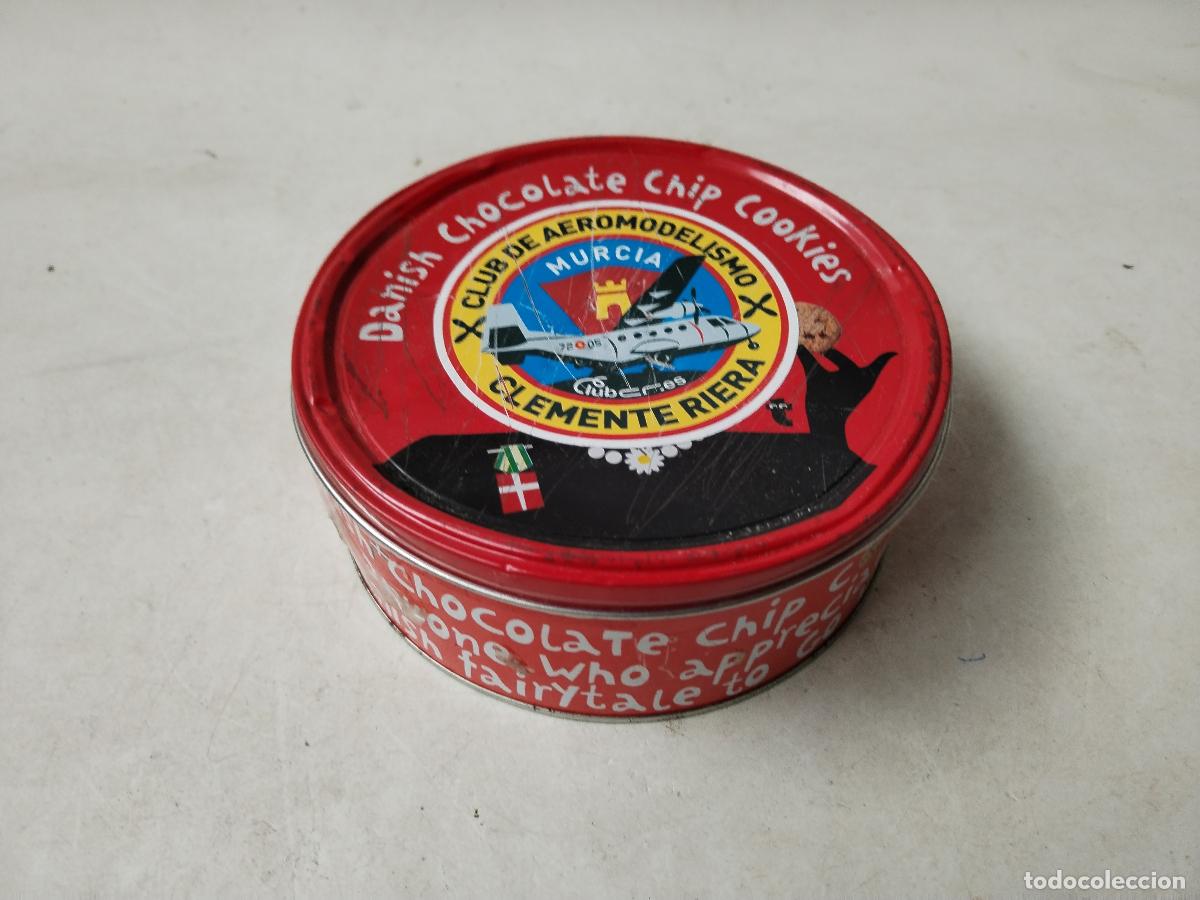Blechdosen und Kisten: caja metalica dansk chocolate chip cookies