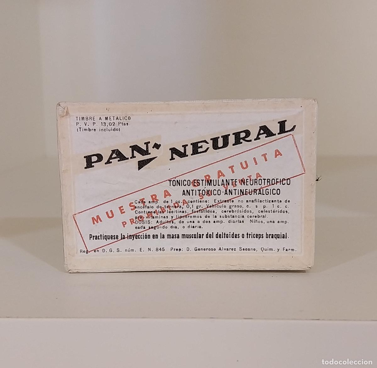 Boxes and metal boxes: ANTIGUO MEDICAMENTO. TONICO ESTIMULANTE PAN NEURAL. SOLO LA CAJA