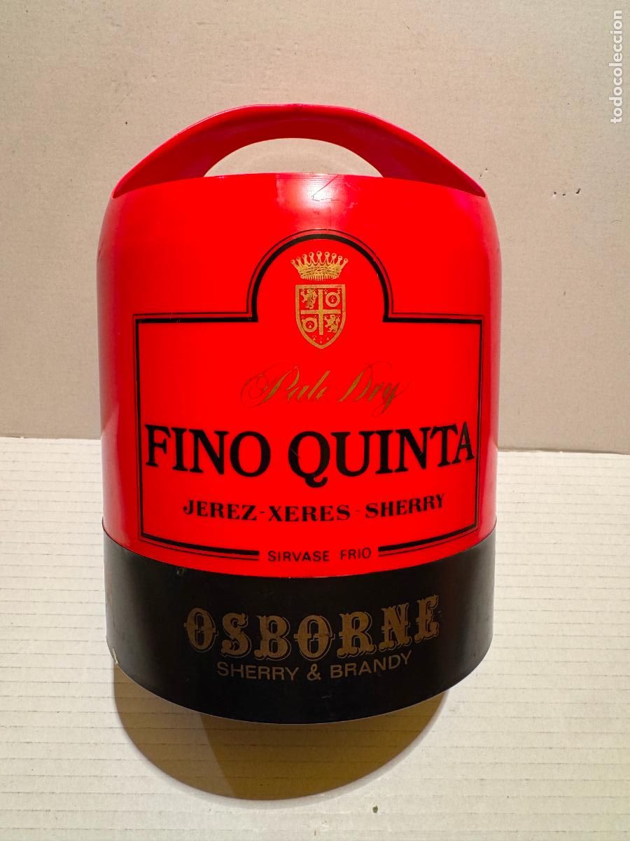 Cajas y cajitas met&aacute;licas: CUBITERA VINTAGE Fino Quinta OSBORNE a&ntilde;os 70