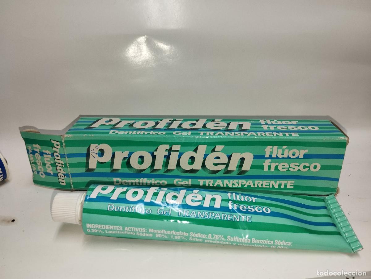Caixas e caixinhas met&aacute;licas: TUBO DE CREMA DENTIFRICA PROFIDEN A&Ntilde;OS 80/90
