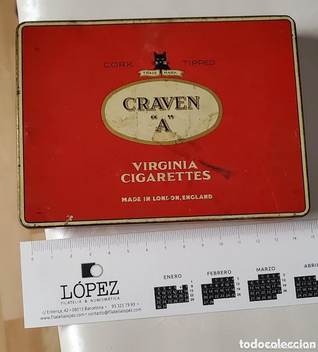 Blechdosen und Kisten: CRAVEN Vintage caja met&aacute;lica de purillos