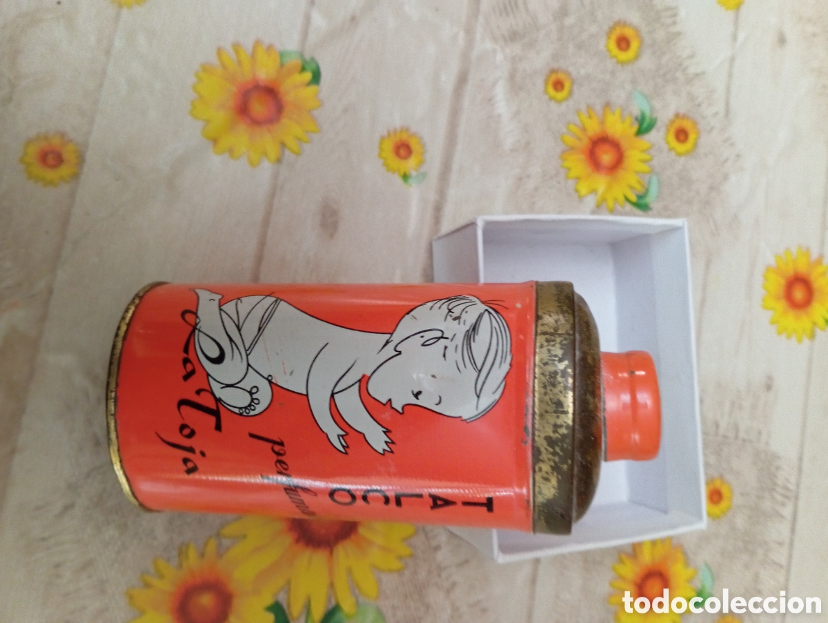 Blechdosen und Kisten: ANTIGUO BOTE TALCO PERFUMADO LA TOJA