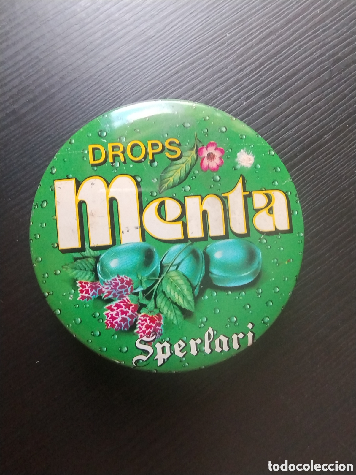 Boxes and metal boxes: Cajita de caramelos de menta Sperlari