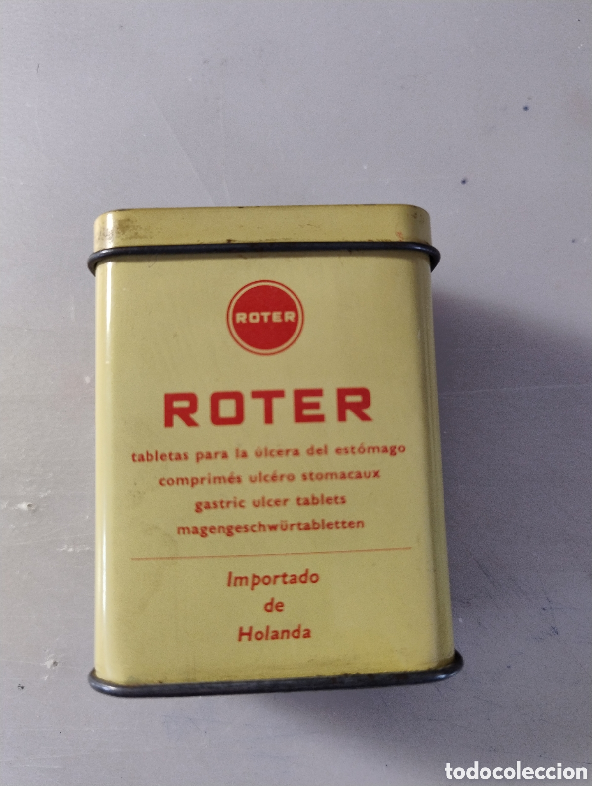 Boxes and metal boxes: M69 Lata tabletas para ulceras de estomago Roter. A&ntilde;os 60.