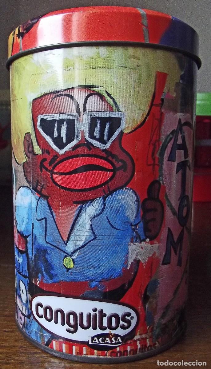Cajas y cajitas met&aacute;licas: Bote met&aacute;lico de Conguitos. - Foto 2