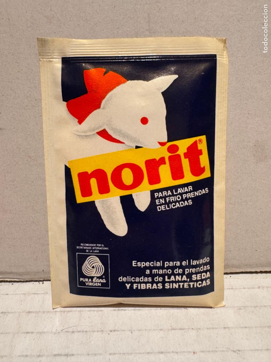 Boxes and metal boxes: SOBRE DE DETERGENTE NORIT sin abrir