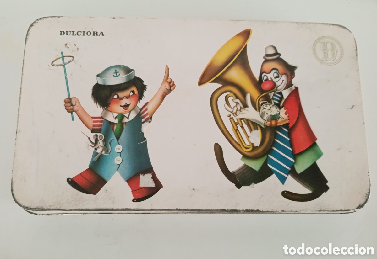 Cajas y cajitas met&aacute;licas: Antigua caja Dulciora - Foto 2