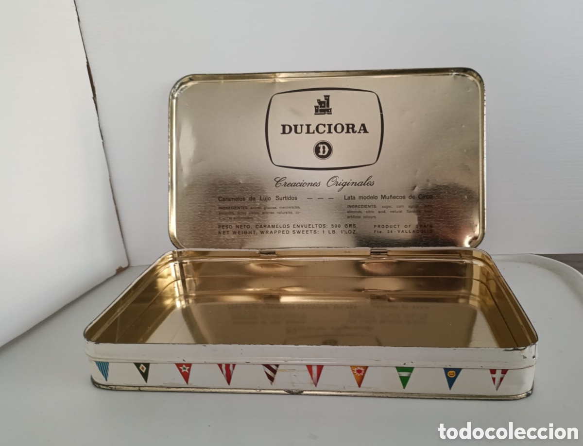 Cajas y cajitas met&aacute;licas: Antigua caja Dulciora - Foto 3
