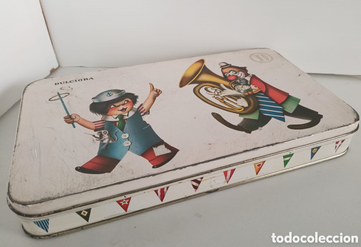 Cajas y cajitas met&aacute;licas: Antigua caja Dulciora - Foto 1