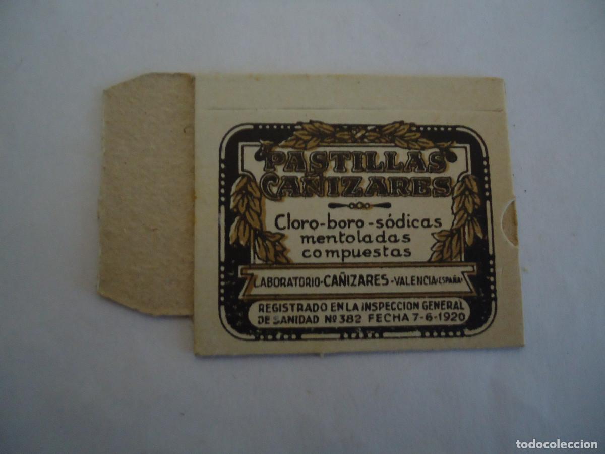 Caixas e caixinhas met&aacute;licas: CAJA DE CARTON DE FARMACIA SIN MONTAR PASTILLAS CA&Ntilde;IZARES. - 22