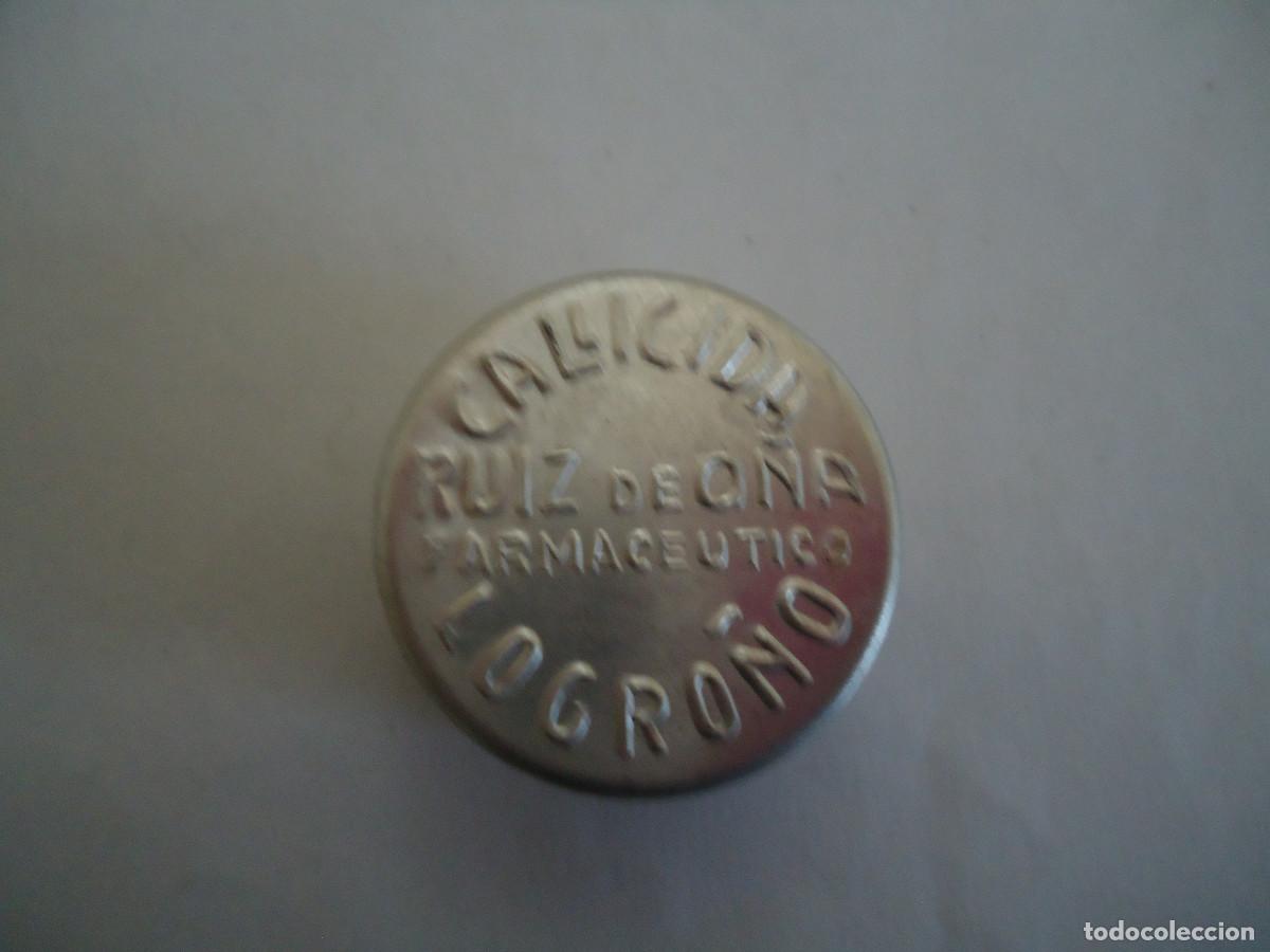 Caixas e caixinhas met&aacute;licas: CAJA METALICA DE FARMACIA CALLICIDA RUIZ DE O&Ntilde;A DE LOGRO&Ntilde;O. - 22
