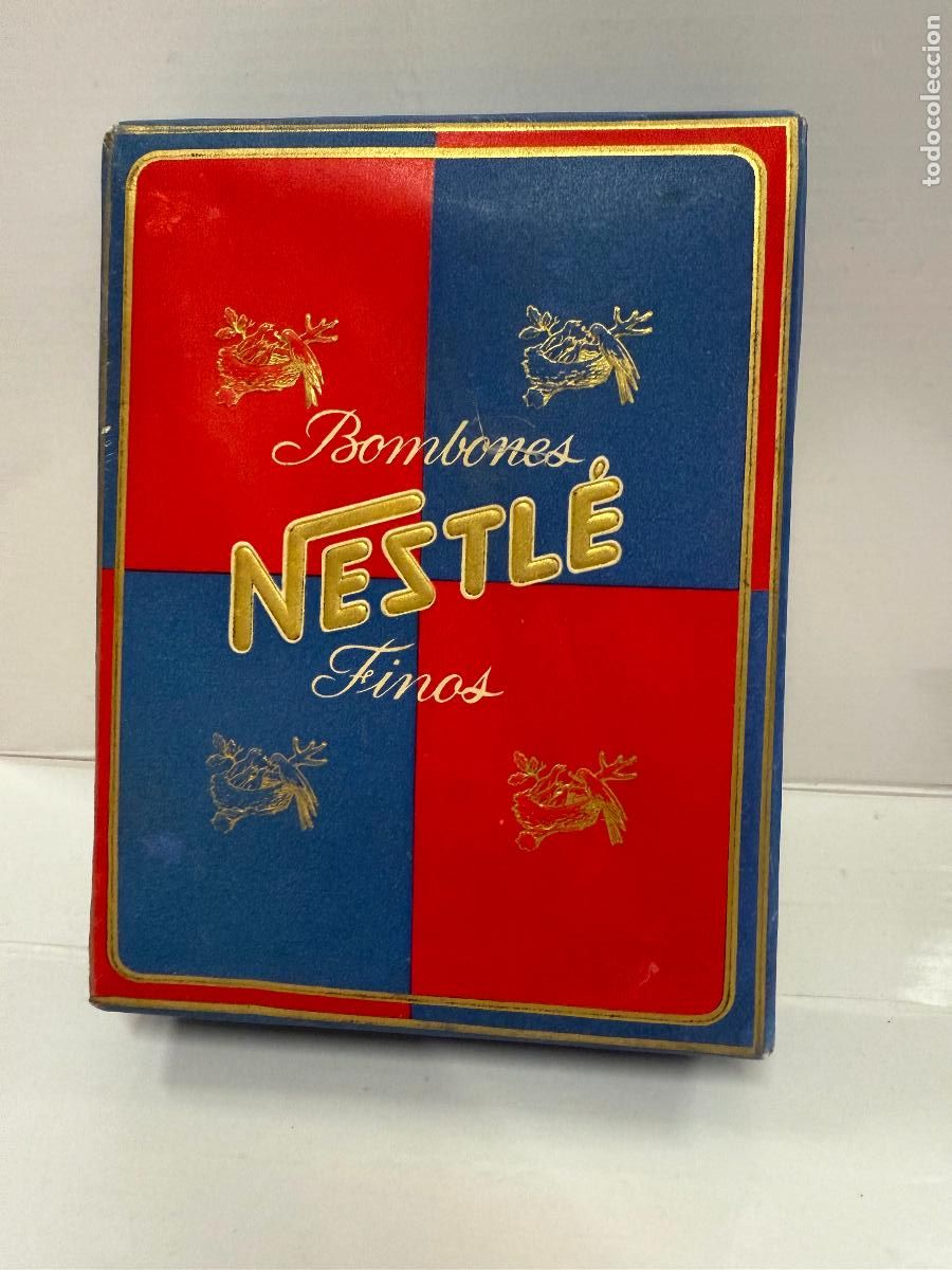 Casse e cassette metalliche: Encantadora antigua caja de BOMBONES NESTLE. Mide unos 19x15cms