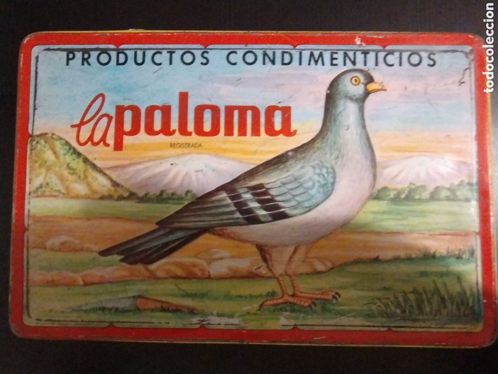 Caixas e caixinhas met&aacute;licas: Caja productos alimenticios La Paloma