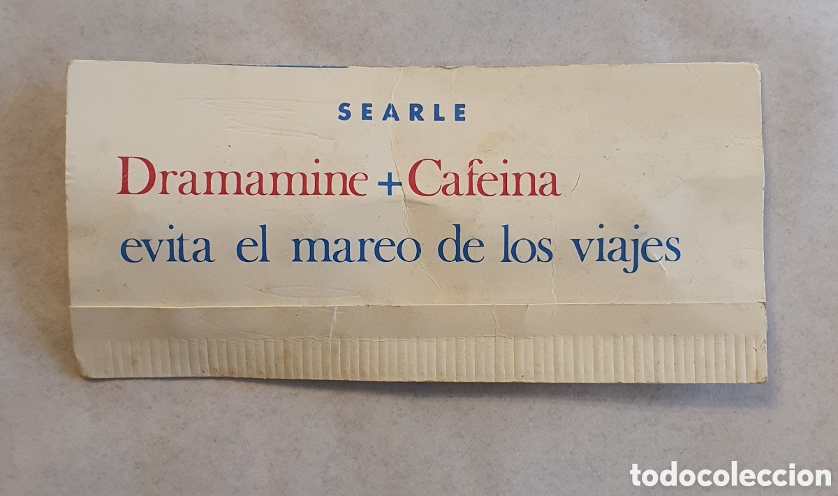Blechdosen und Kisten: Antigua caja de pastillas de mareo Searle