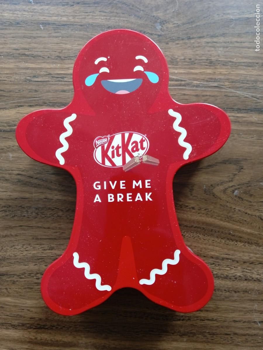 Blechdosen und Kisten: Caja met&aacute;lica kit kat -(26)