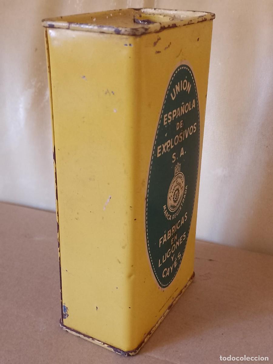 Cajas y cajitas met&aacute;licas: LATA DE P&Oacute;LVORA SIN HUMO - Foto 3