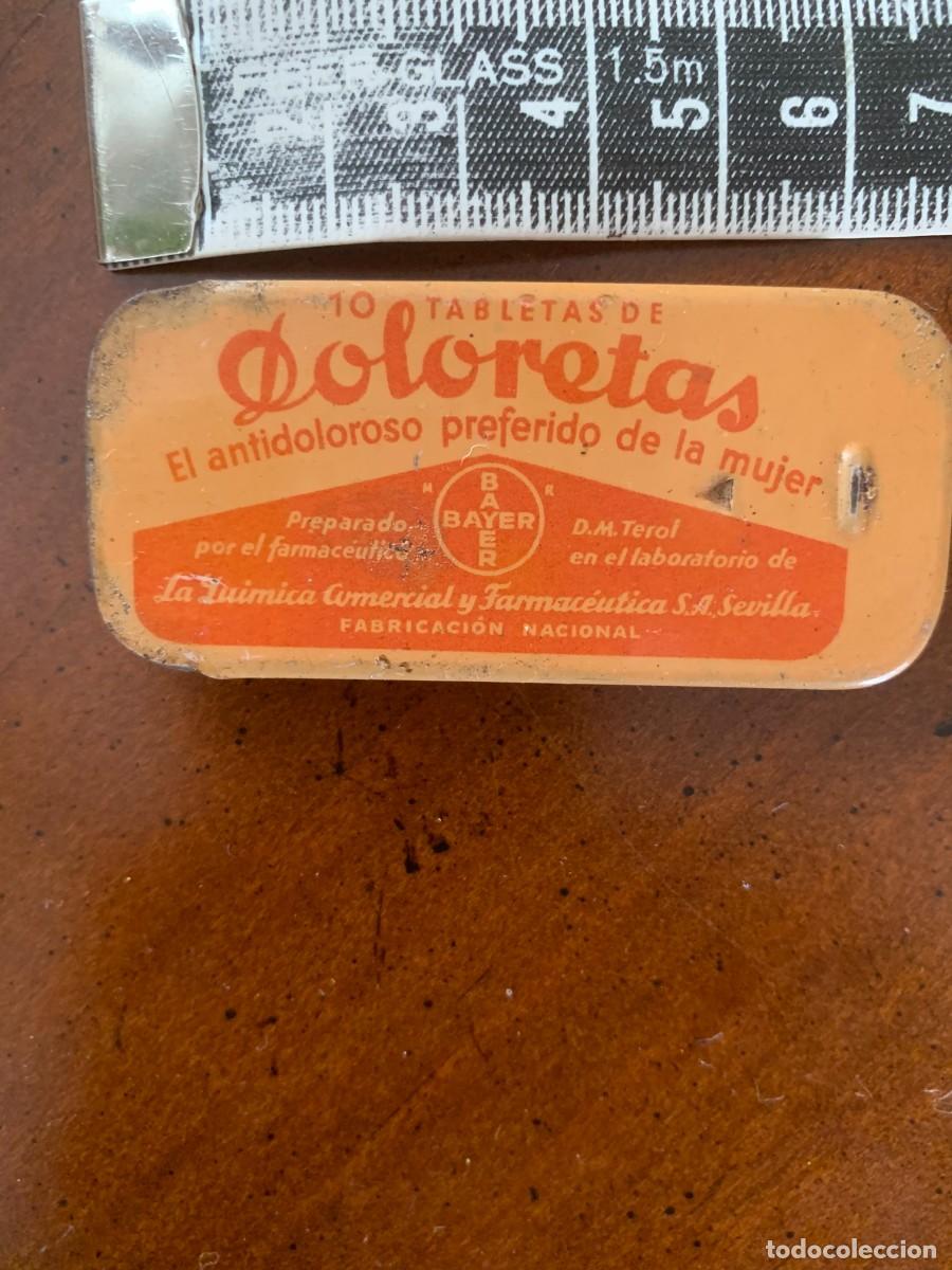 Casse e cassette metalliche: Caja met&aacute;lica farmacia: Doloretas (Bayer)