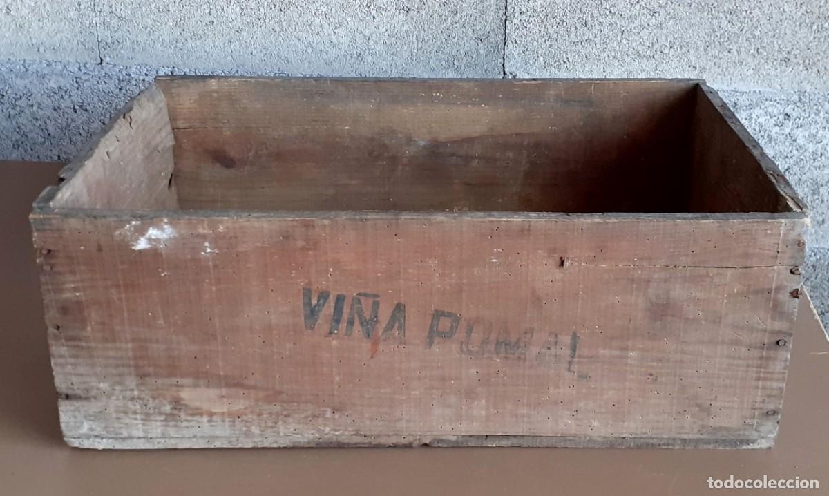 Caixas e caixinhas met&aacute;licas: Antigua caja de madera BODEGAS BILBAINAS Bilbao Haro VI&Ntilde;A POMAR // 54,5 x 20 x 35 cm.