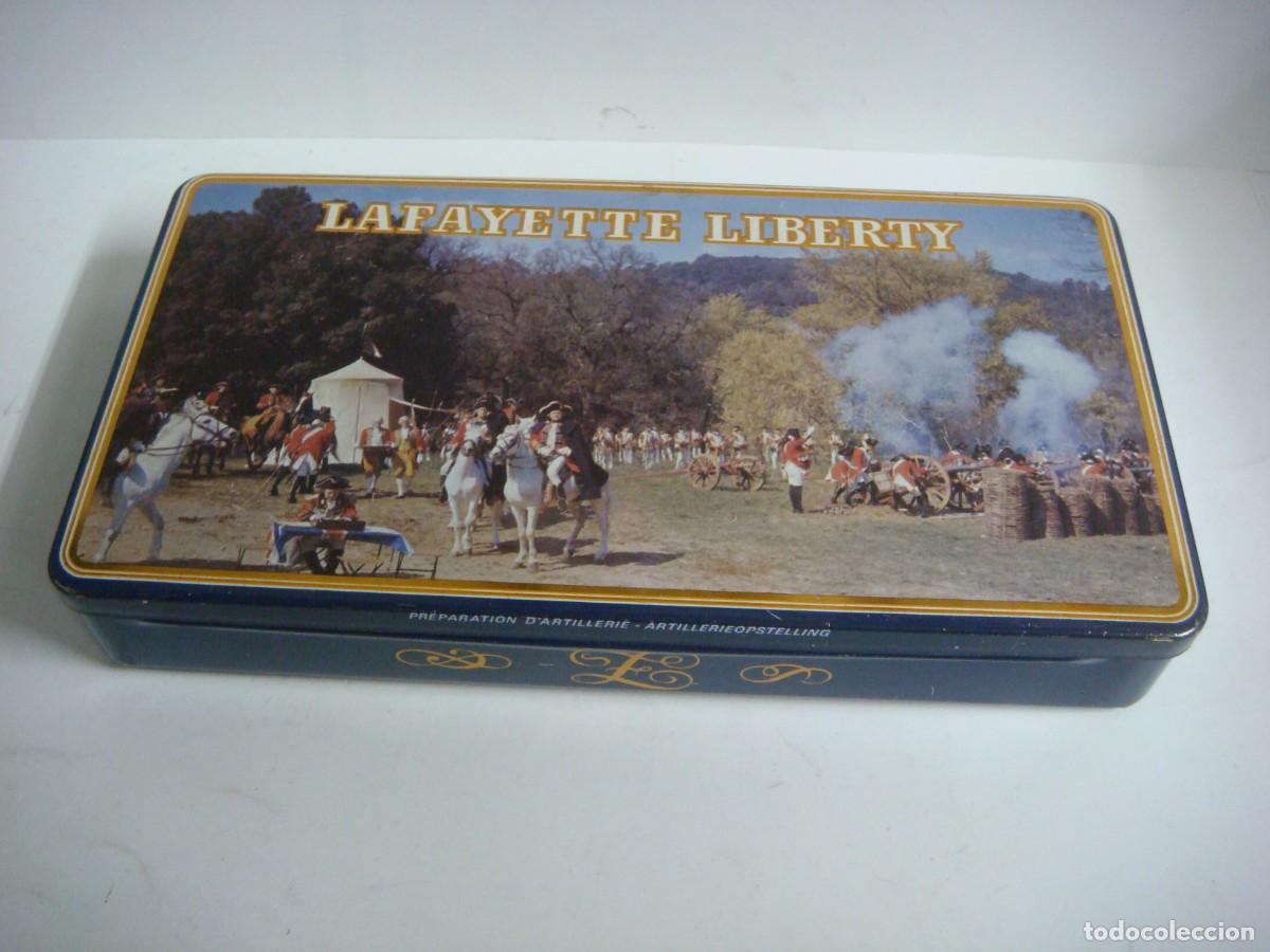 Blechdosen und Kisten: CAJA METALICA DE LAFAYETTE LIBERTY-(&)