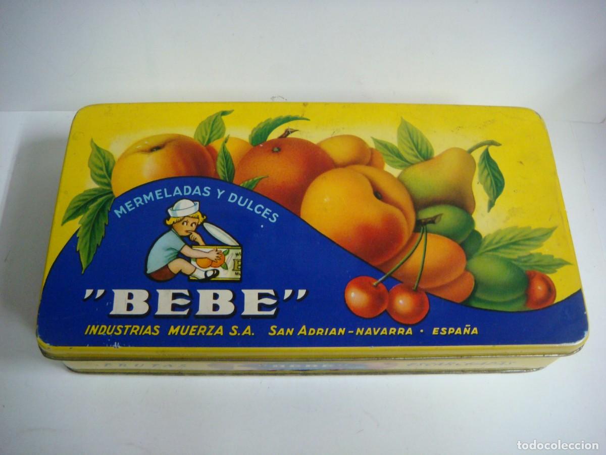 Blechdosen und Kisten: CAJA METALICA DEMERMELADA Y DULCES BEBE-(&)