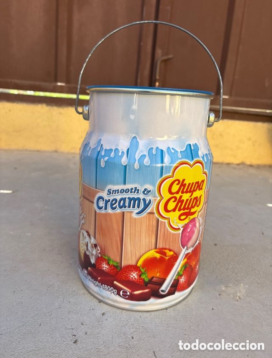 Cajas y cajitas met&aacute;licas: Lata cubo Chupa Chupa - Foto 1