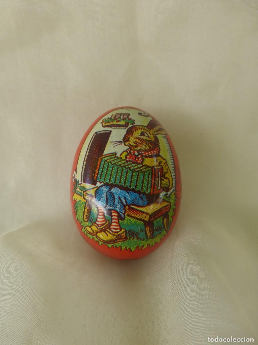 Blechdosen und Kisten: VINTAGE EASTER TIN BOX EGG RABBIT VINTAGE GERMANY S. XX CAJA HOJALATA LATA HUEVO CONEJO DE PASCUA