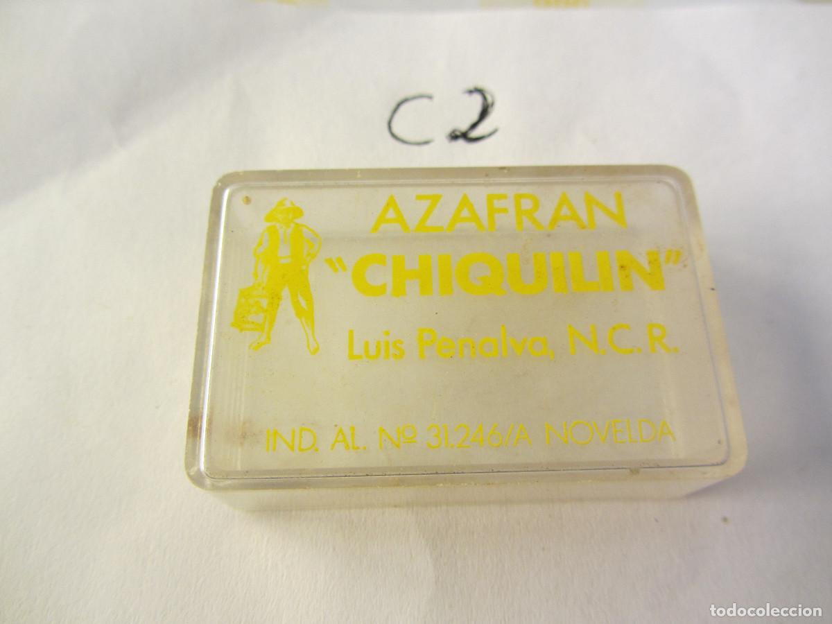 Casse e cassette metalliche: ANTIGUA CAJITA DE AZAFRAN CHIQUILIN LUIS PENALVA NOVELDA